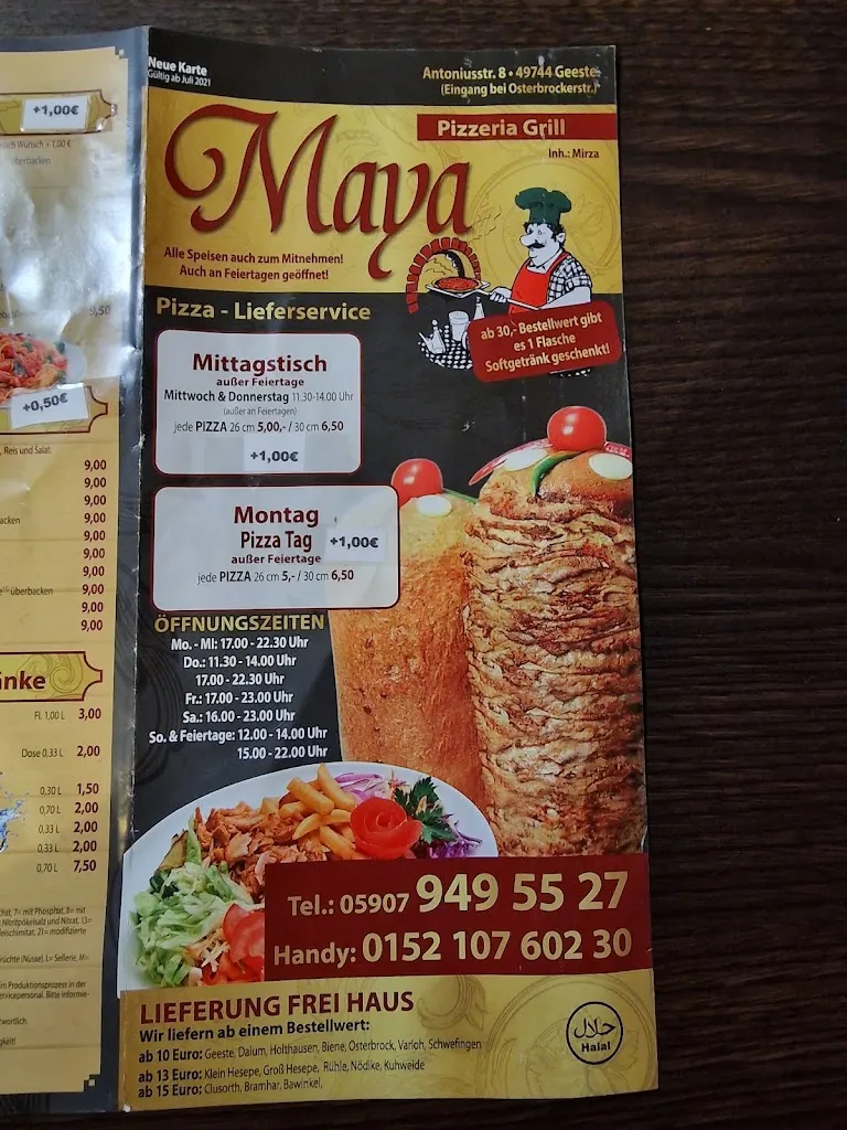 Menu_Pizzeria grillimbiss MAYA_Geeste_image_3