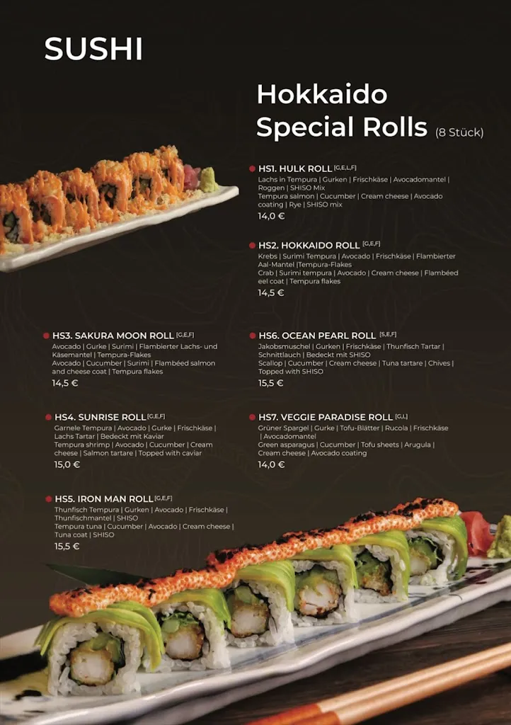 Menu_Hokkaido Sushi & Asiatische Küche | Frisches Sushi in Gehrden genießen_Gehrden_image_3