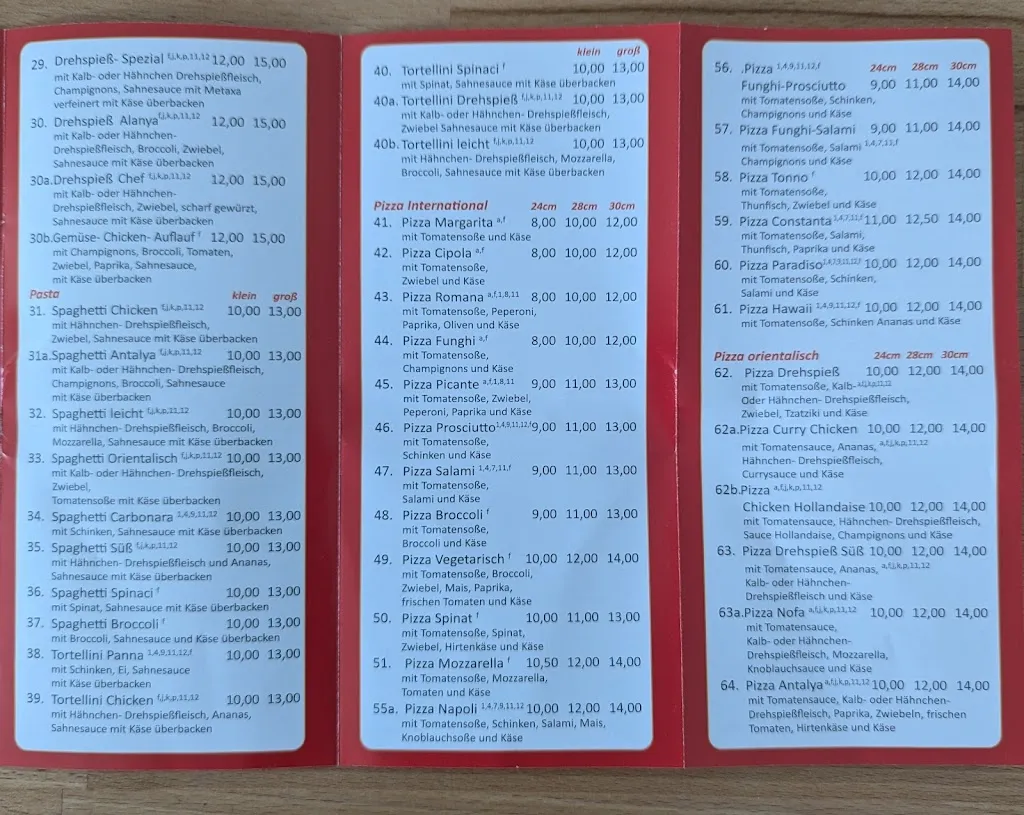 Menu_Antalya Grillhaus_Grasberg_immagine_1