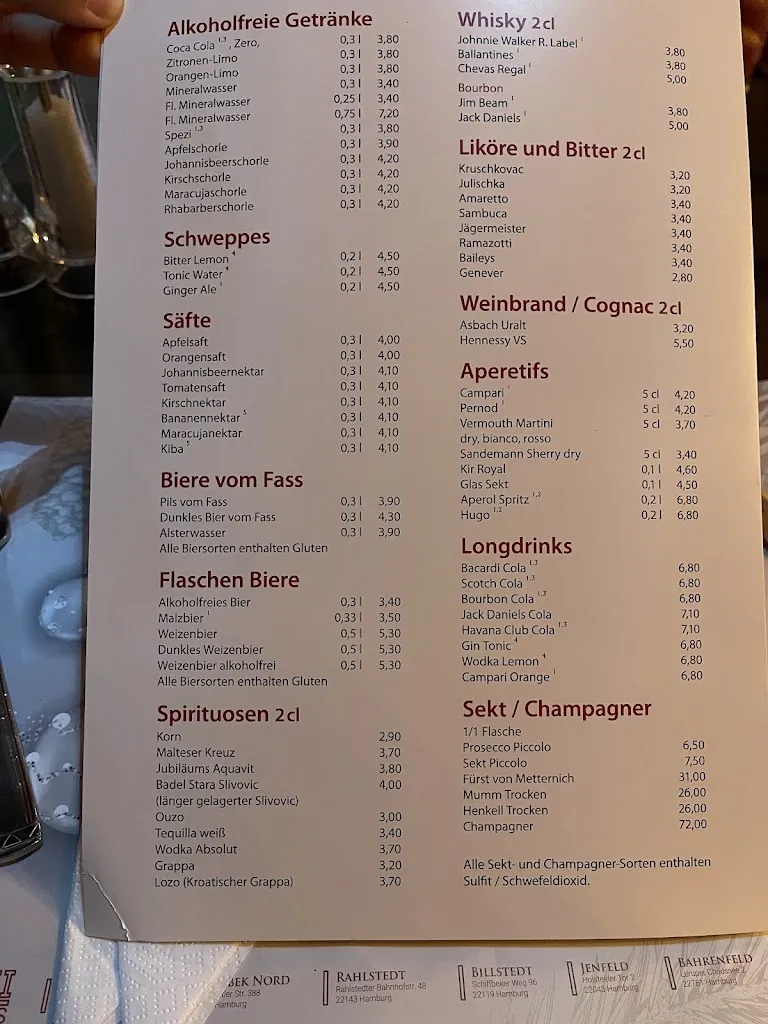 Menu_Tunici Restaurants Norderstedt_Norderstedt_immagine_1