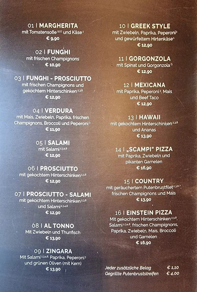 Menu_Bistro / Restaurant Einstein_Norderstedt_image_3