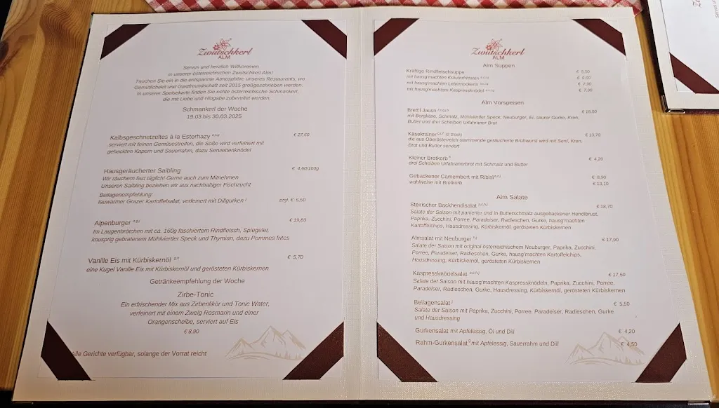 Menu_Zwutschkerl Alm, original östereichische Schmankerl_Norderstedt_image_1