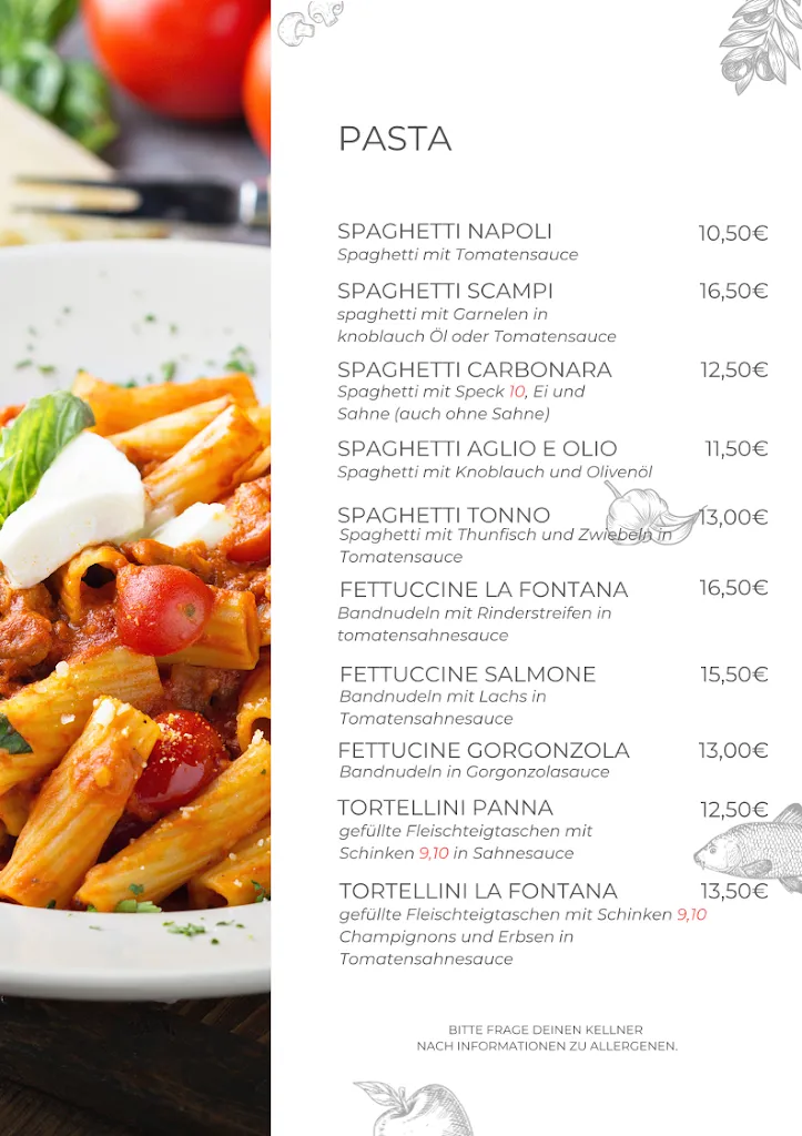 Menu_Ristorante La Fontana_Norderstedt_image_3