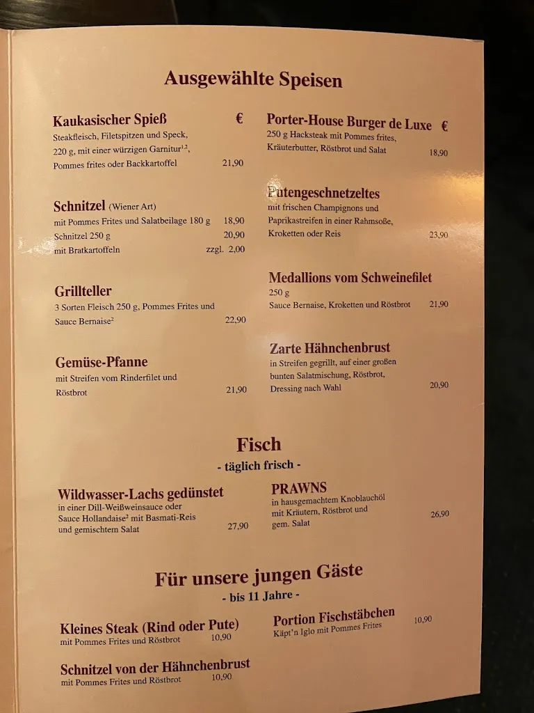 Menu_Porter House_Norderstedt_image_2