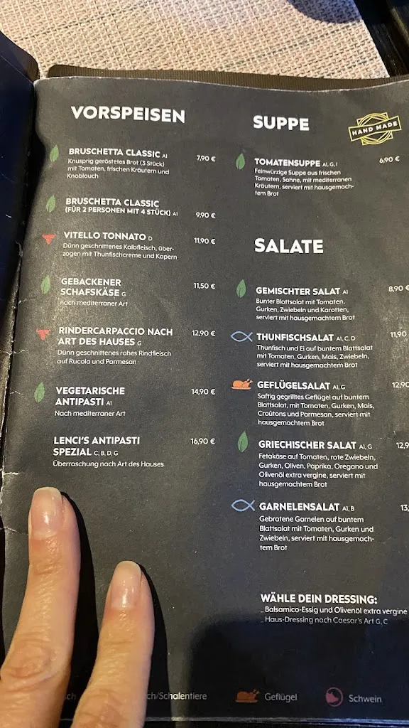 Menu_Lenci’s Restaurant - Bar - Event_Norderstedt_immagine_1