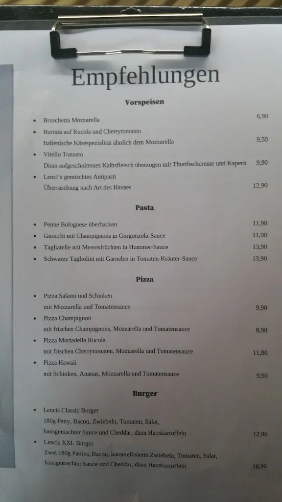 Menu_Lenci’s Restaurant - Bar - Event_Norderstedt_immagine_3