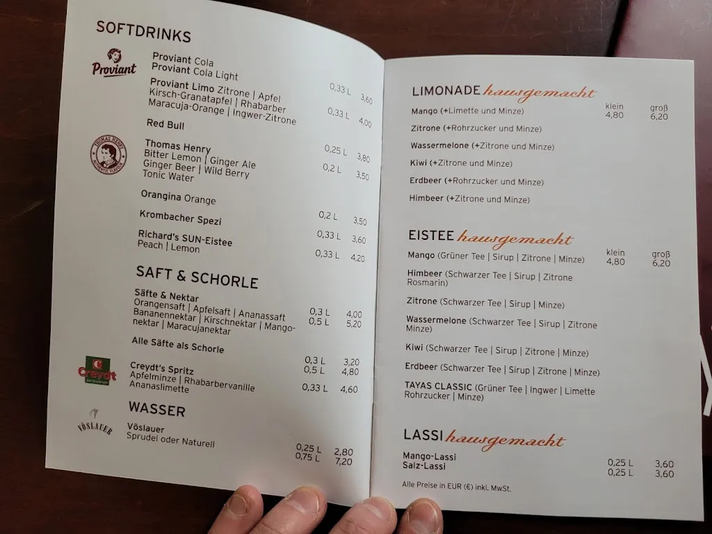 Menu_Tayas Restaurant & Bar_Göttingen_image_3
