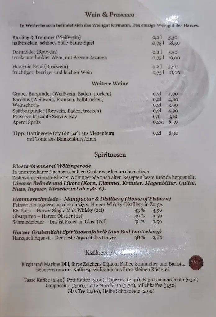 Menu_Brauhaus Goslar_Goslar_immagine_2