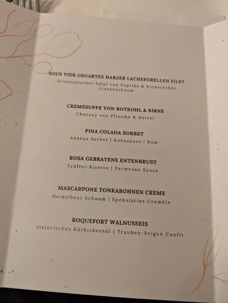 Menu_Restaurant Alte Münze_Goslar_immagine_3