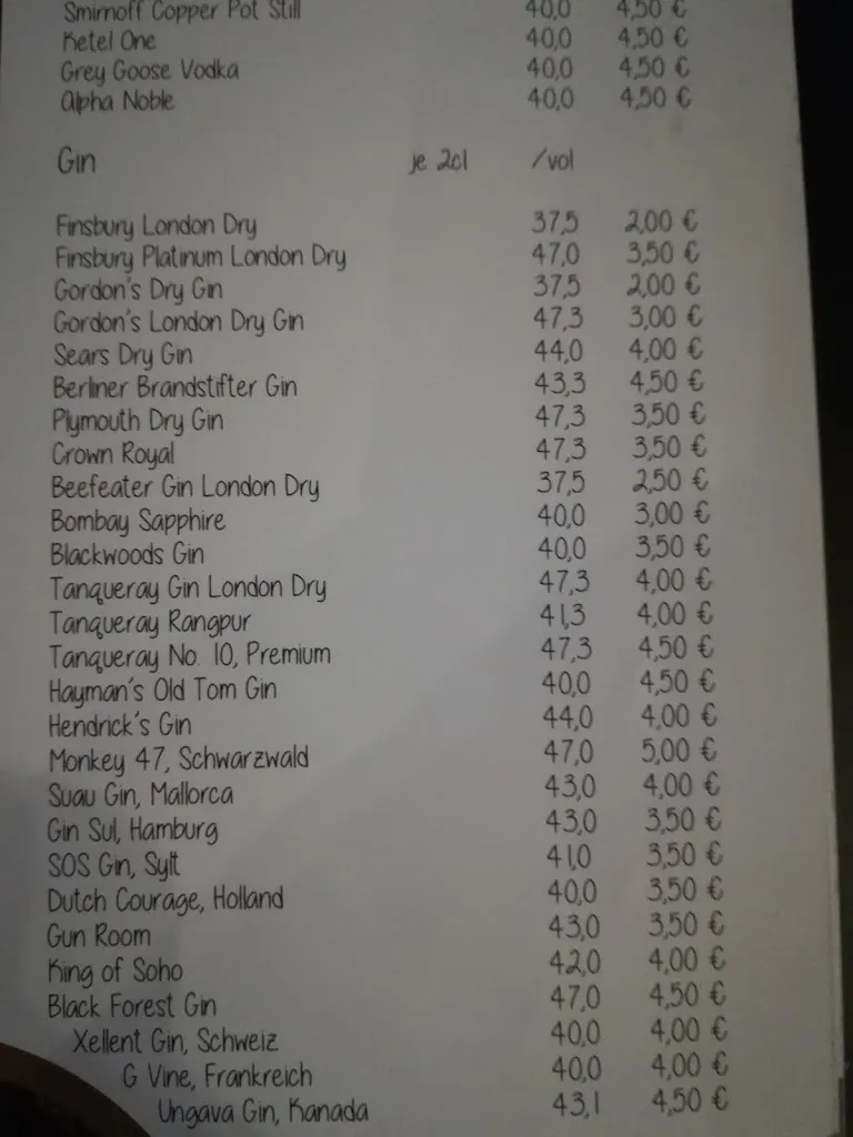 Menu_Down Under Goslar_Goslar_immagine_1