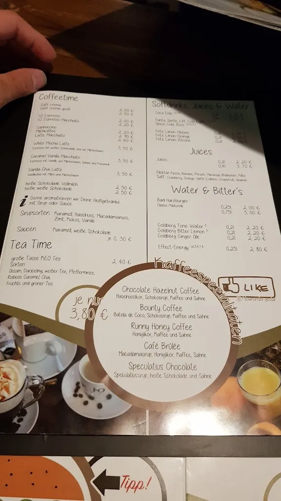 Menu_Down Under Goslar_Goslar_immagine_4