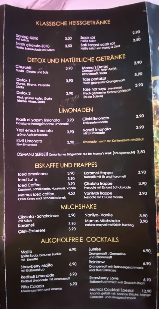 Menu_Mama's Werk Restaurant & Cafe_Georgsmarienhütte_immagine_1