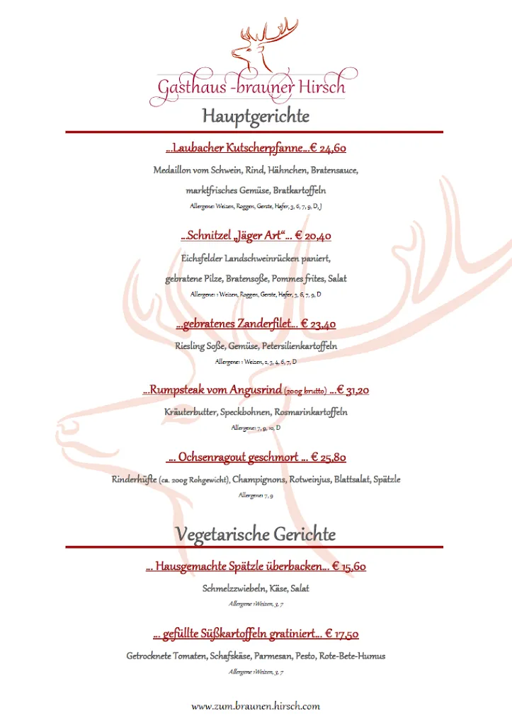 Menu_Gasthaus Brauner Hirsch - Torsten Roß_Münden_image_1