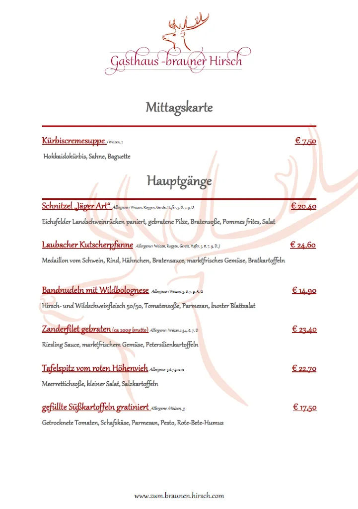 Menu_Gasthaus Brauner Hirsch - Torsten Roß_Münden_image_2