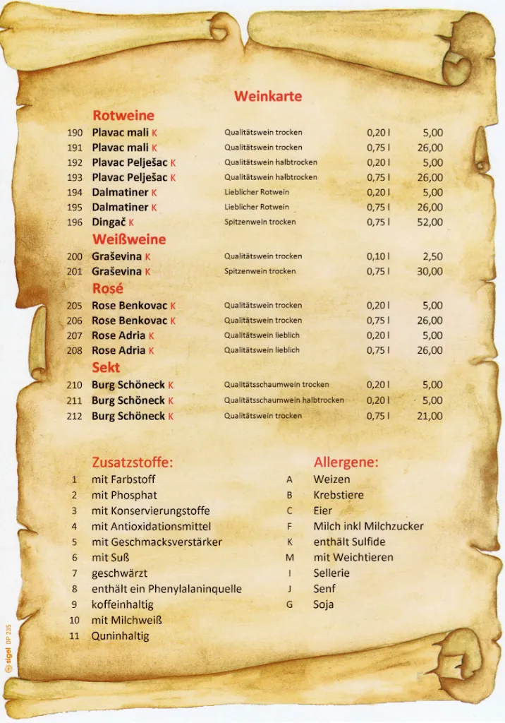 Menu_Restoran Zagreb_Hanstedt_immagine_2