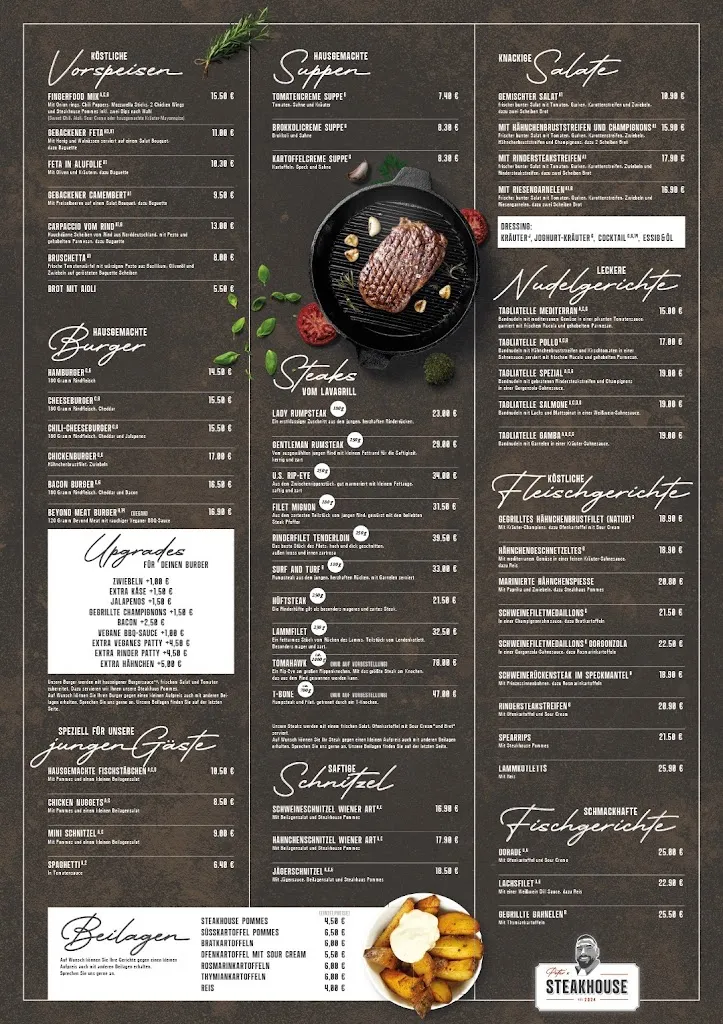 Menu_Peter's Steakhouse_Harpstedt_immagine_1