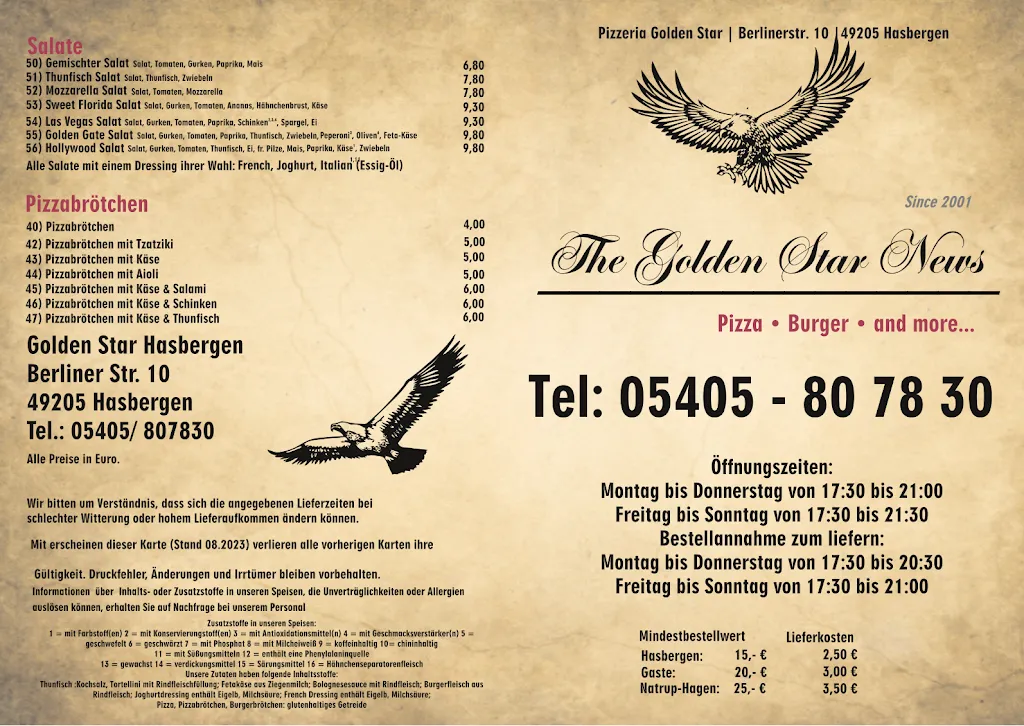 Menu_Pizzeria Golden Star_Hasbergen_image_2