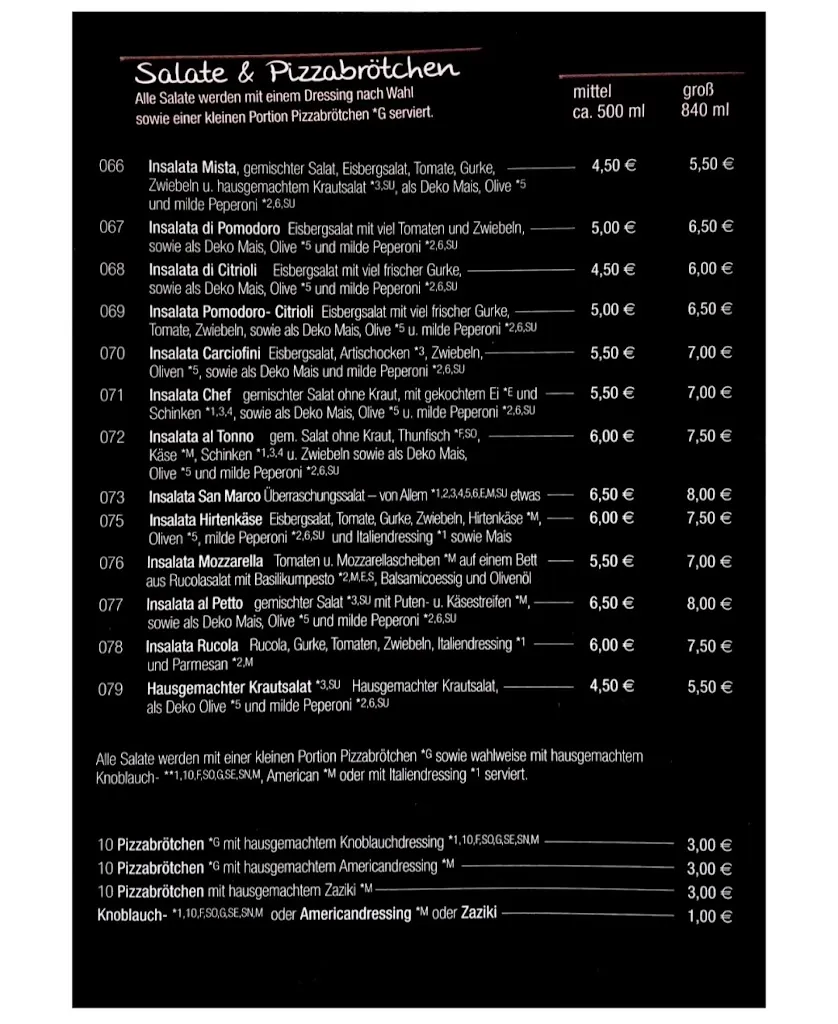 Menu_Pizzeria San Marco_Harsefeld_image_4