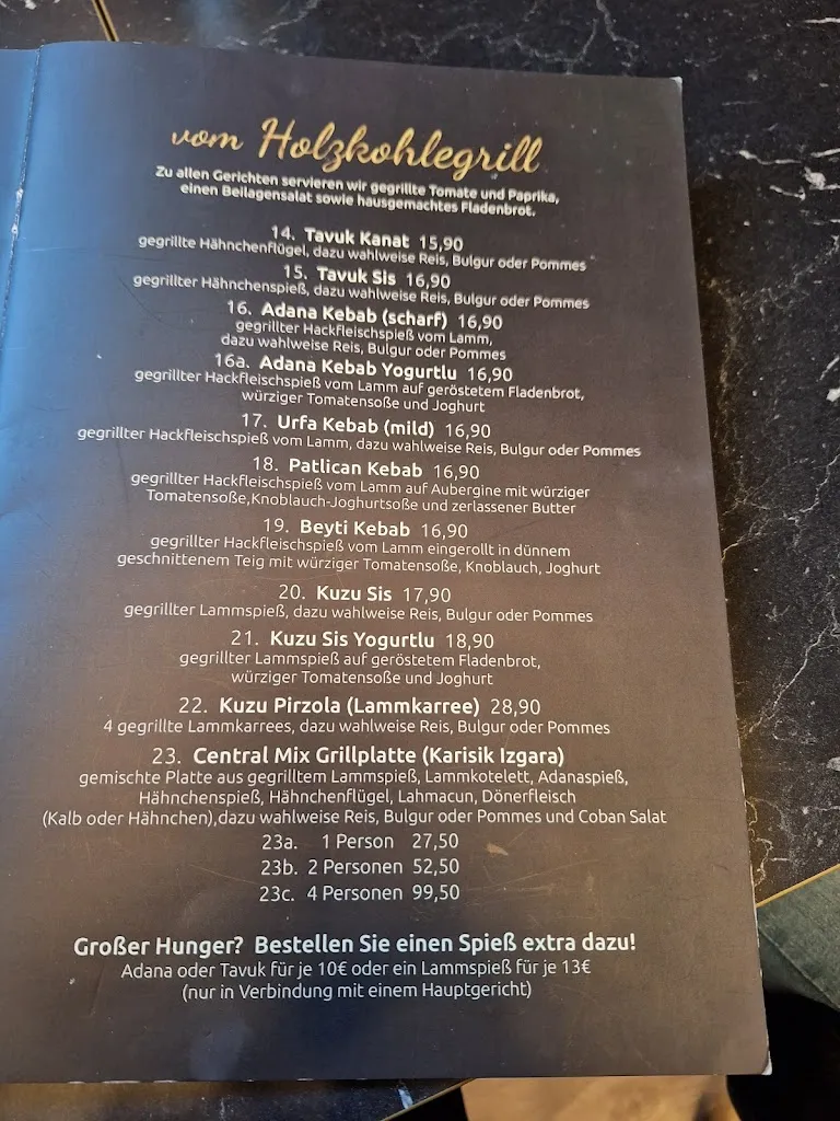 Menu_Central Restaurant-Bar Gronau__image_1