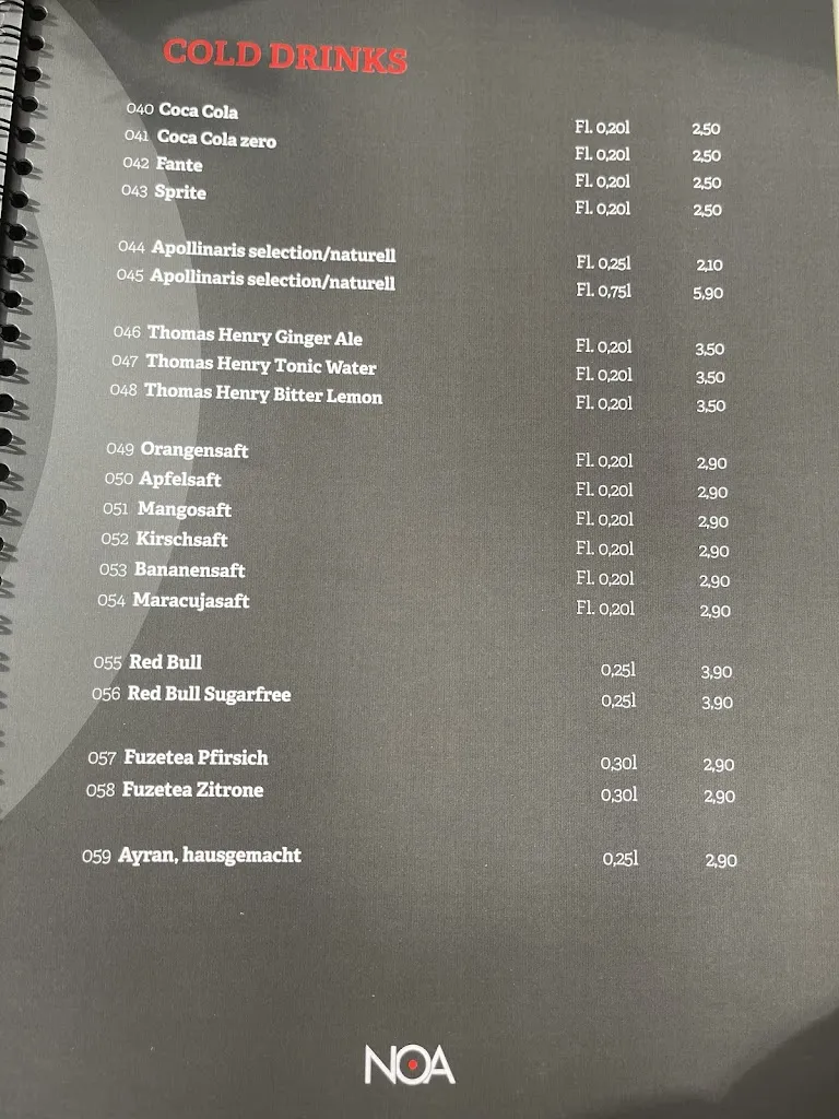 Menu_Noa Garden Restaurant & Lounge__image_3