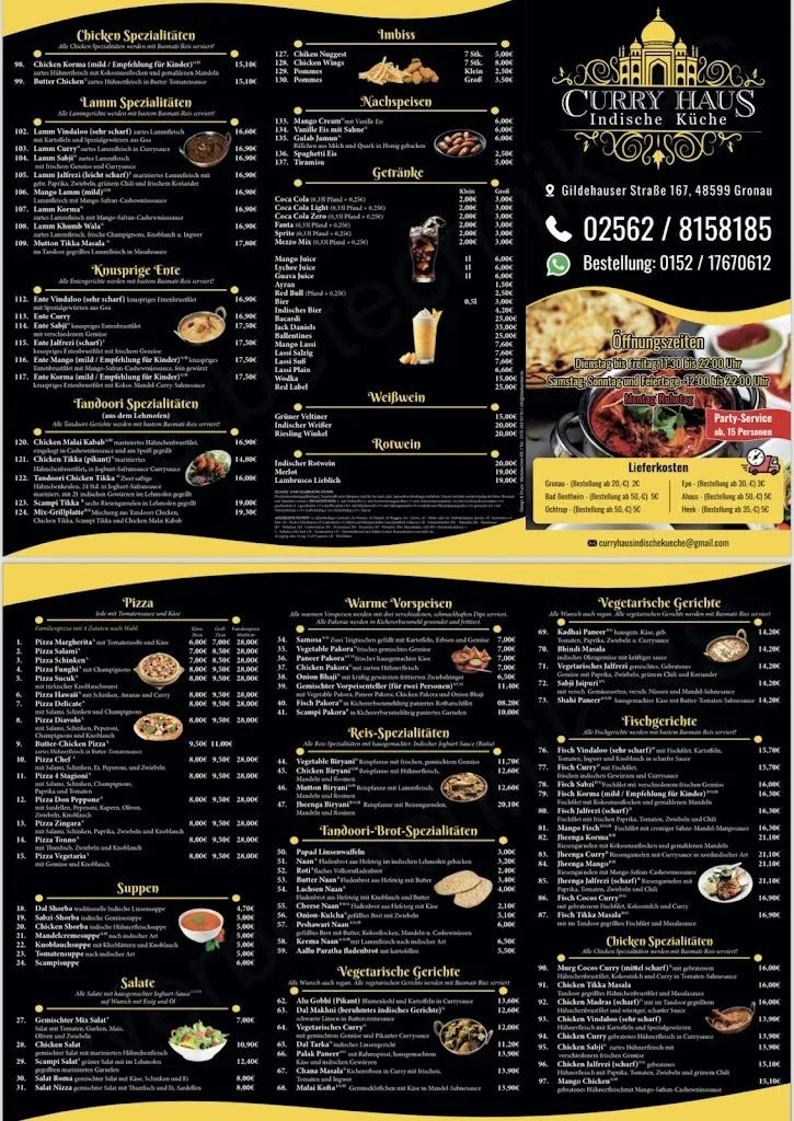 Menu_Hare Krishna Restaurant - Curry Haus, Indische Küche__immagine_2