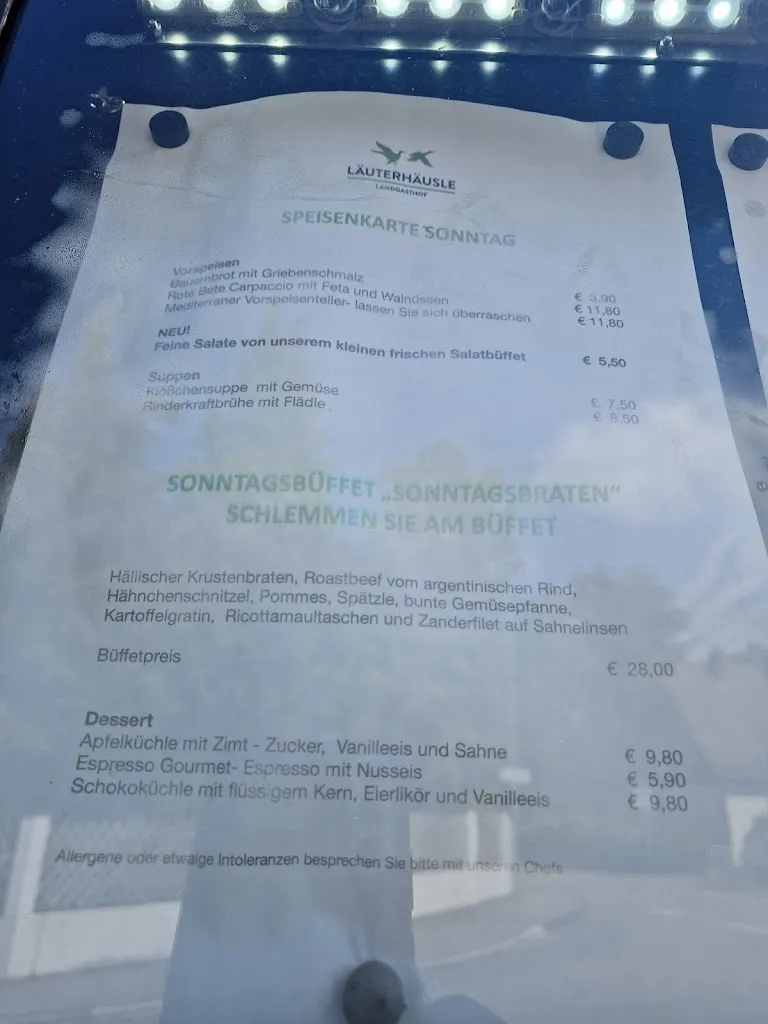 Menu_Landgasthof Läuterhäusle_Aalen_immagine_3