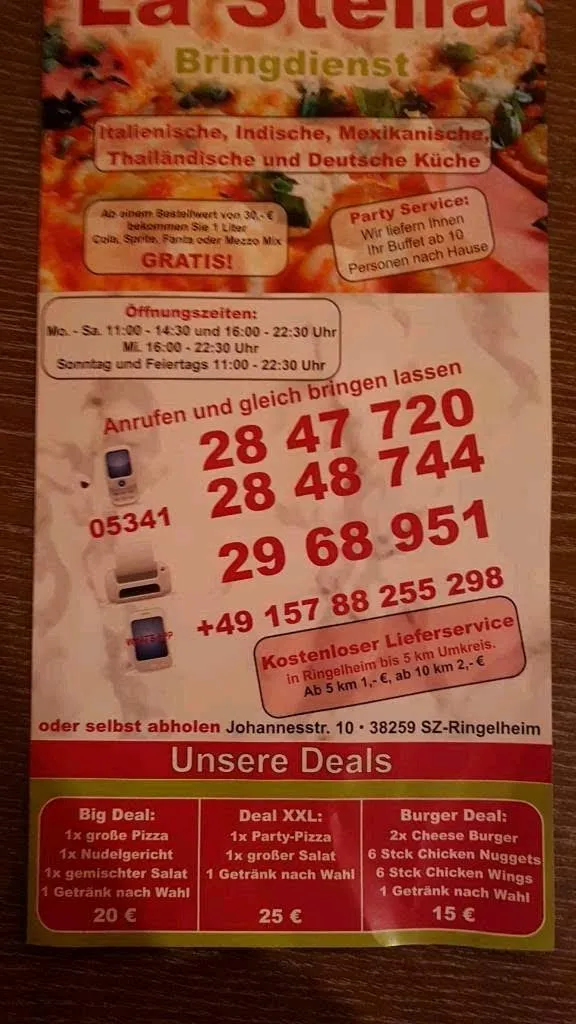 Menu_LA Stella. Salzgitter_Salzgitter_immagine_1