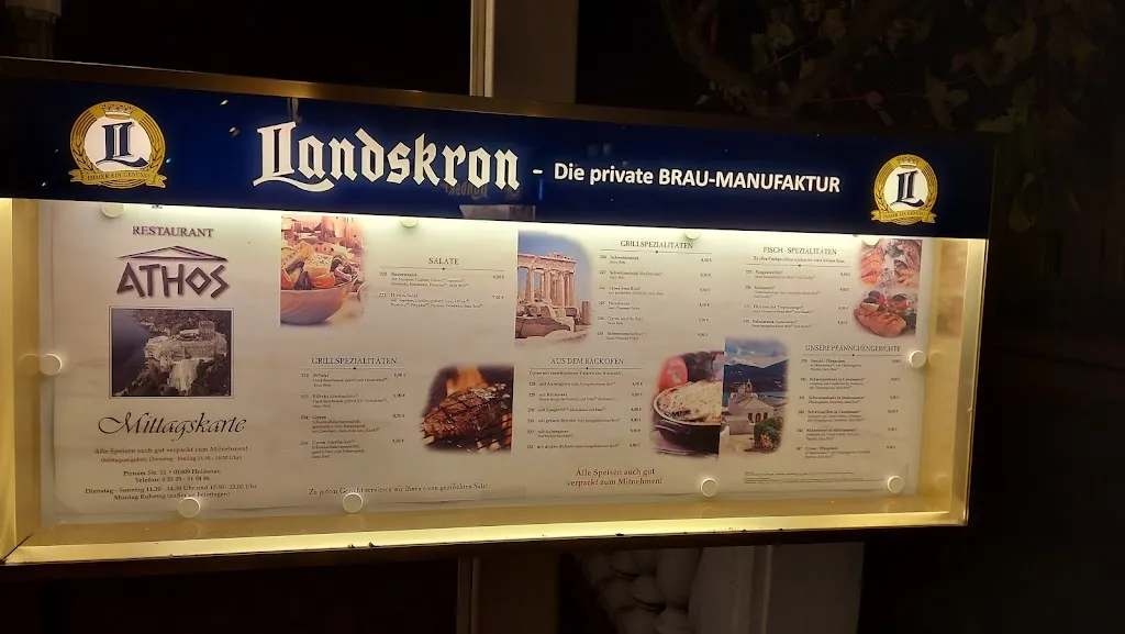 Menü_ATHOS Heidenau_Heidenau_Bild_3