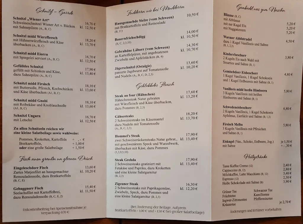 Menu_Hommel's Gasthaus - das gemütliche Gasthaus mit Biergarten_Dresden_imagen_1