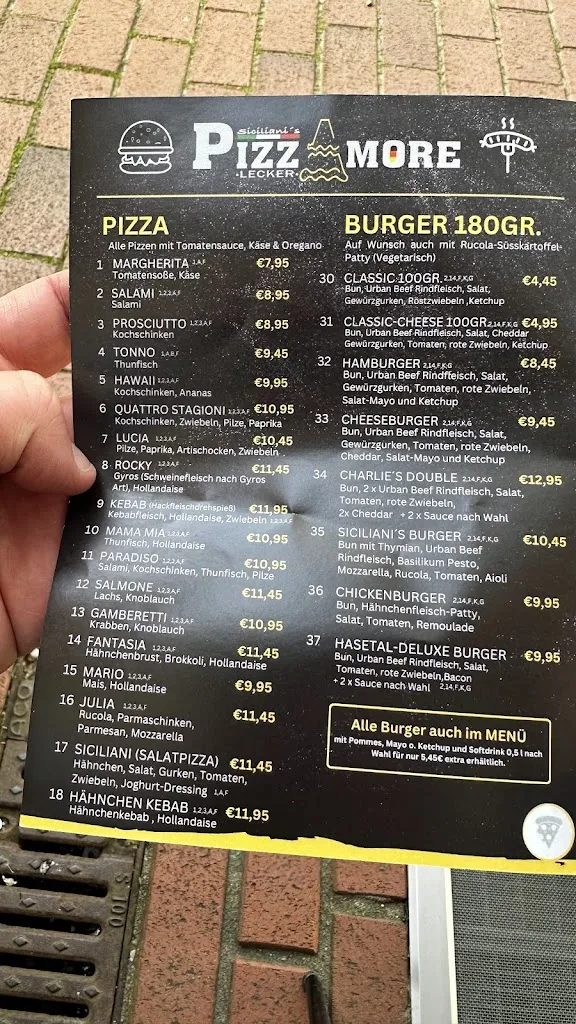 Menu_Siciliani's PizzAmore Haselünne_Haselünne_image_2