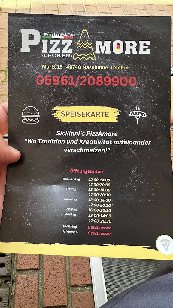 Menu_Siciliani's PizzAmore Haselünne_Haselünne_image_4
