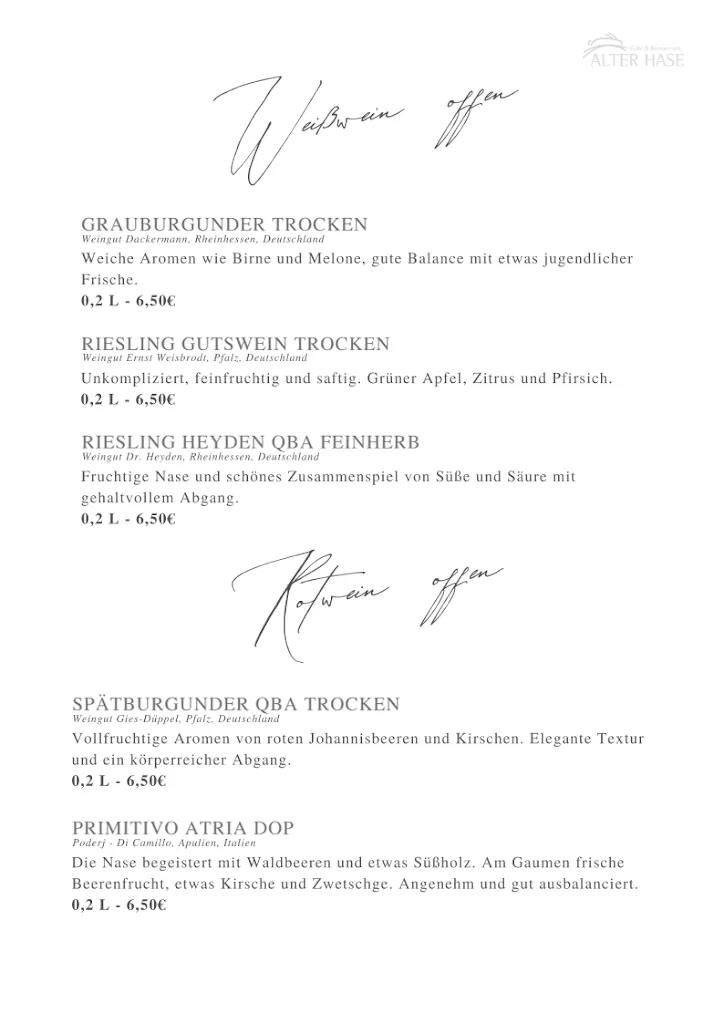 Menu_Restaurant Alter Hase_Herzlake_immagine_3