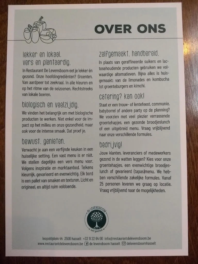 Menu_De Levensboom_Belgium_image_1