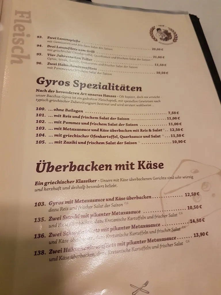 Menu_Restaurant Bacchus II Hemmingen_Hemmingen_image_2