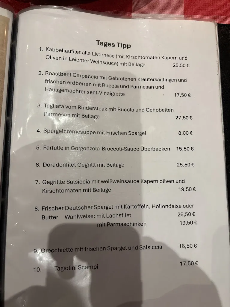 Menu_Trattoria STROMBOLI Italienisches Restaurant_Hemmingen_image_1