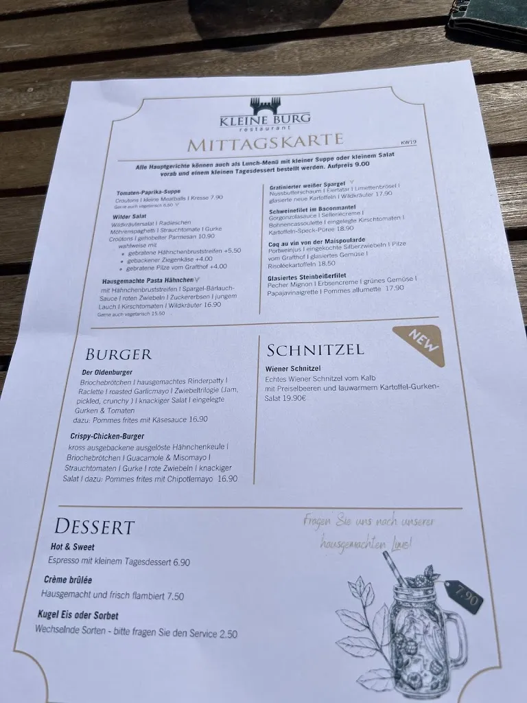 Menu_Kleine Burg_Oldenburg_image_1