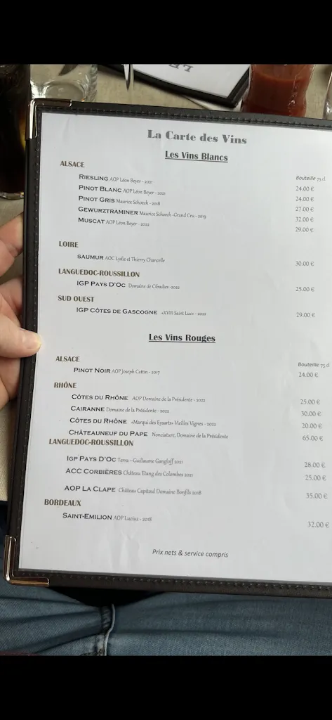 Menu_Restaurant Le Petit Stamm_France_immagine_2