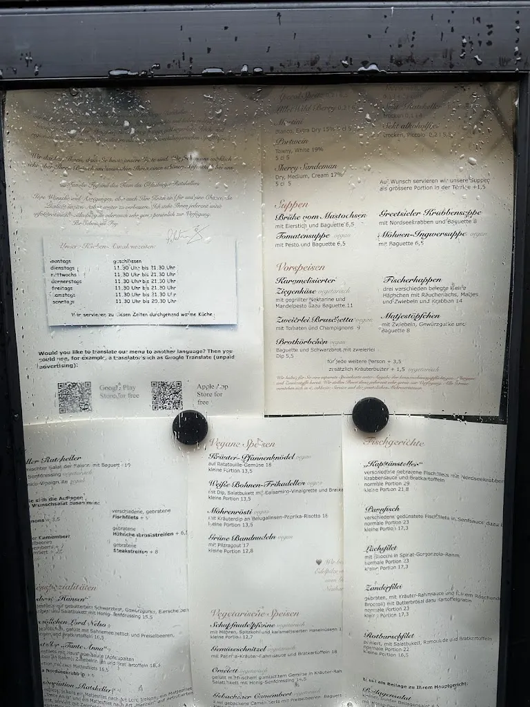 Menu_Ratskeller Oldenburg_Oldenburg_immagine_3