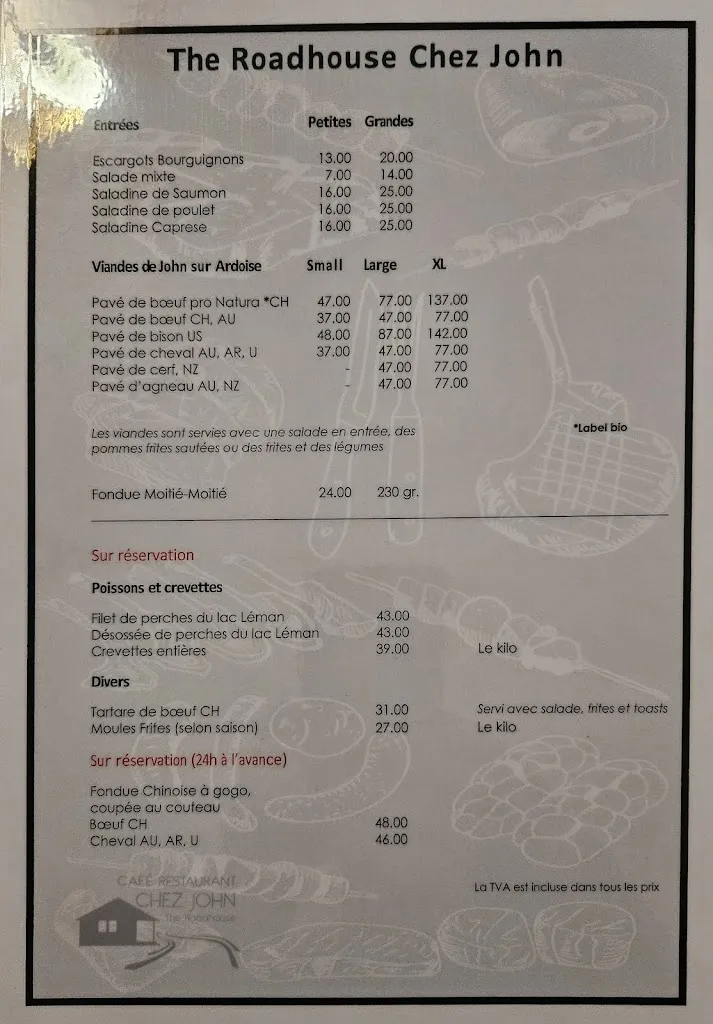 Menu_Restaurant Chez john The Roadhouse_Montreux_image_3
