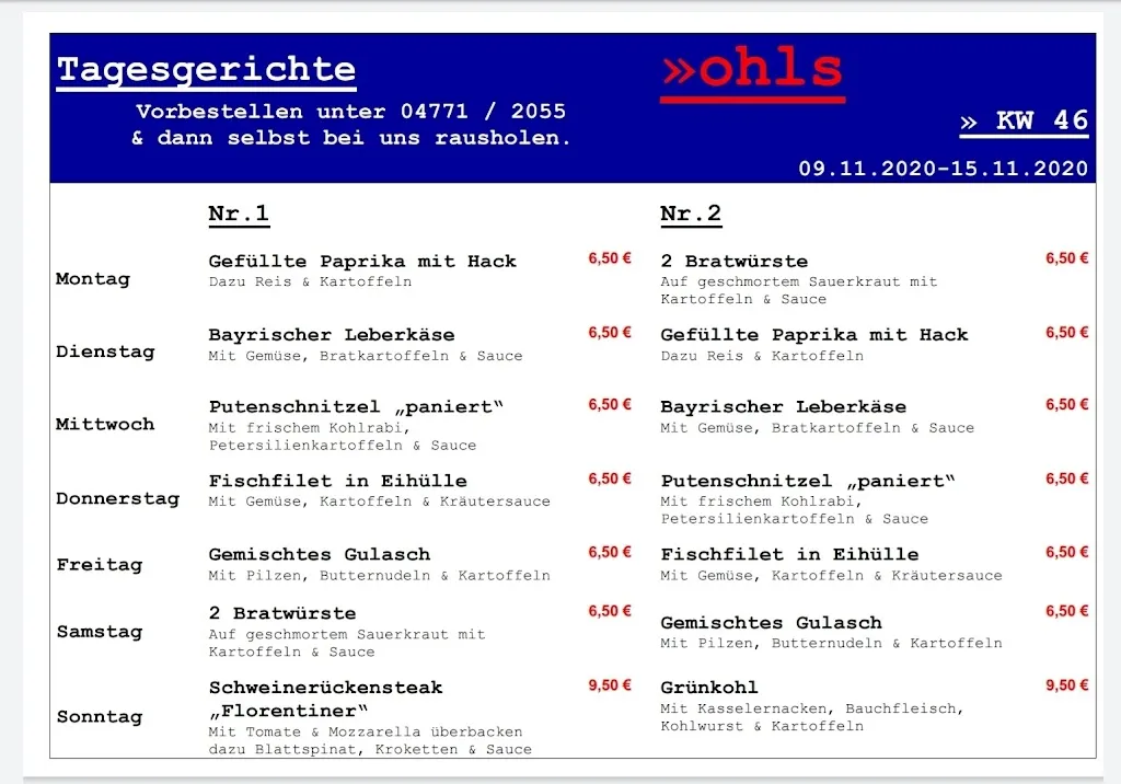 Menu_Ohls Restaurant_Hemmoor_immagine_3