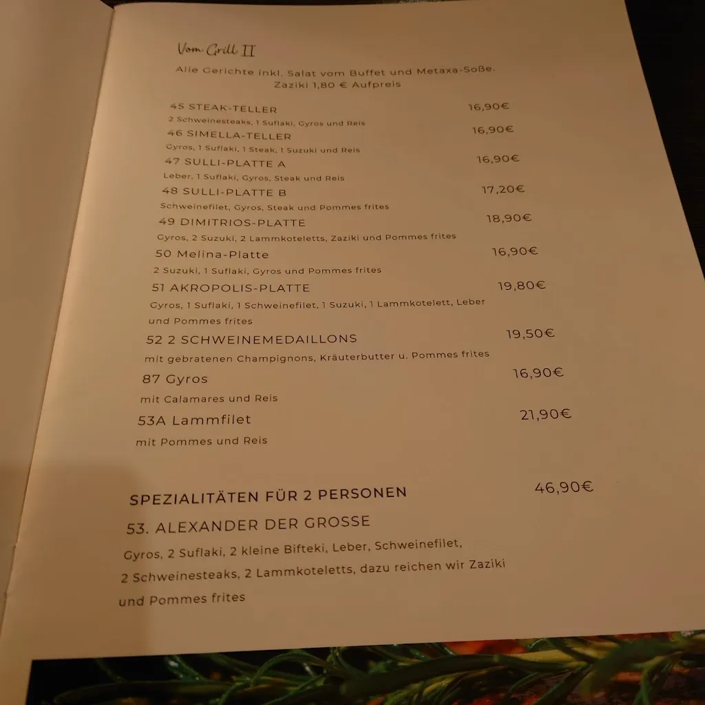 Menu_Akropolis Nordstemmen_Nordstemmen_immagine_1