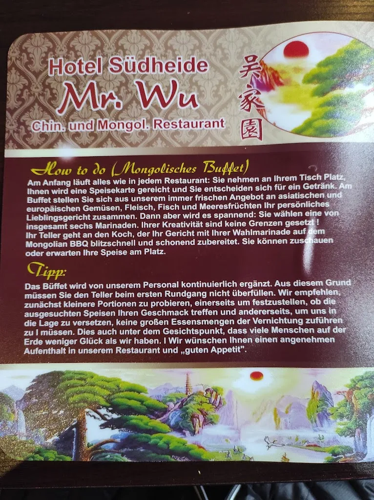 Menu_Mr. Wu Chinesisch und Mongolisches Restaurant & Hotel Mit Kegelbahn_Südheide_image_1