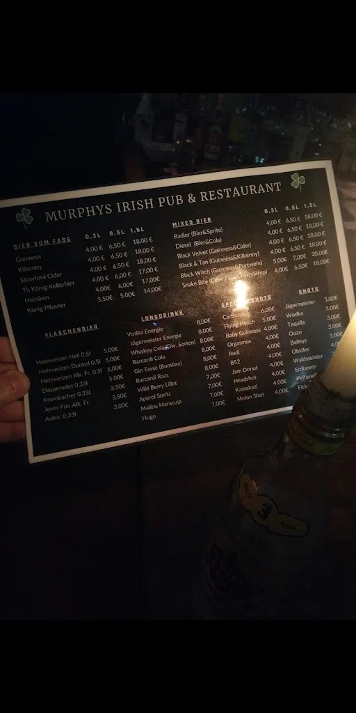 Menu_Murphy´s Irish Pub & Restaurant_(Elbe)_image_1