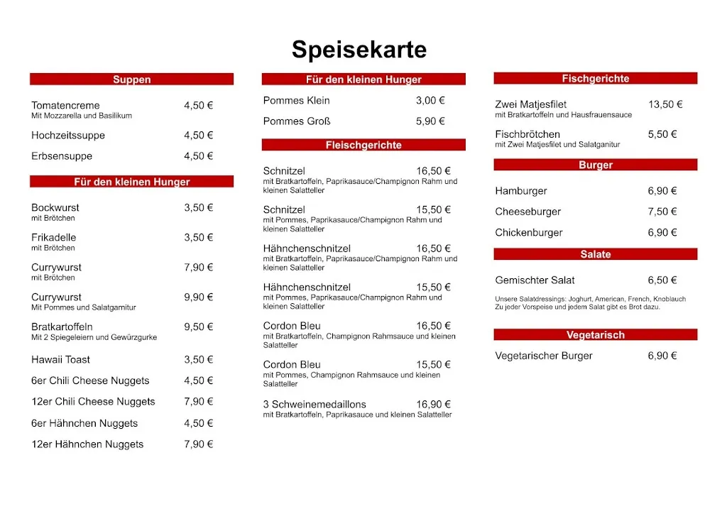 Menu_Sportheim Hitzacker_(Elbe)_immagine_1
