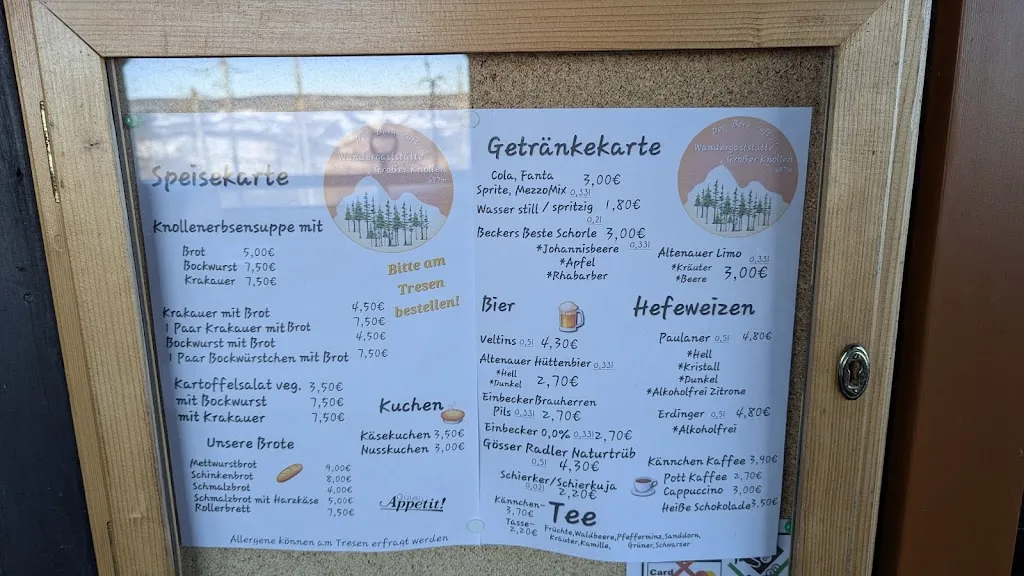Menu_Restaurant - Baude Großer Knollen, Inh. Sven Wode_Harz_image_1