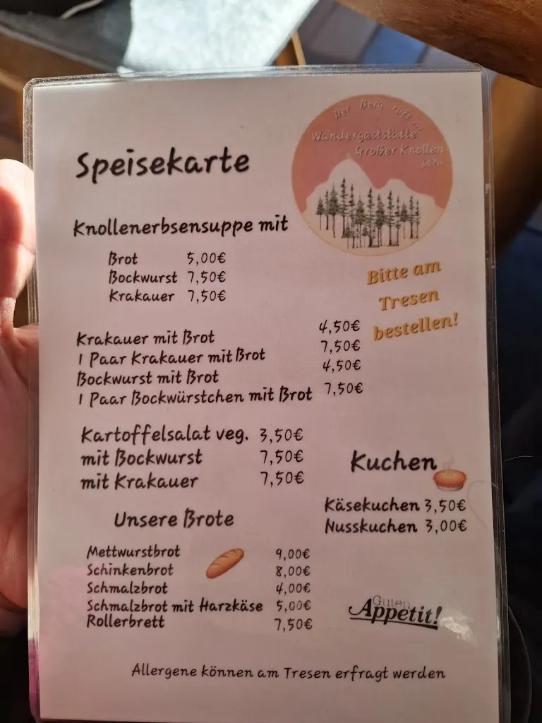 Menu_Restaurant - Baude Großer Knollen, Inh. Sven Wode_Harz_image_2
