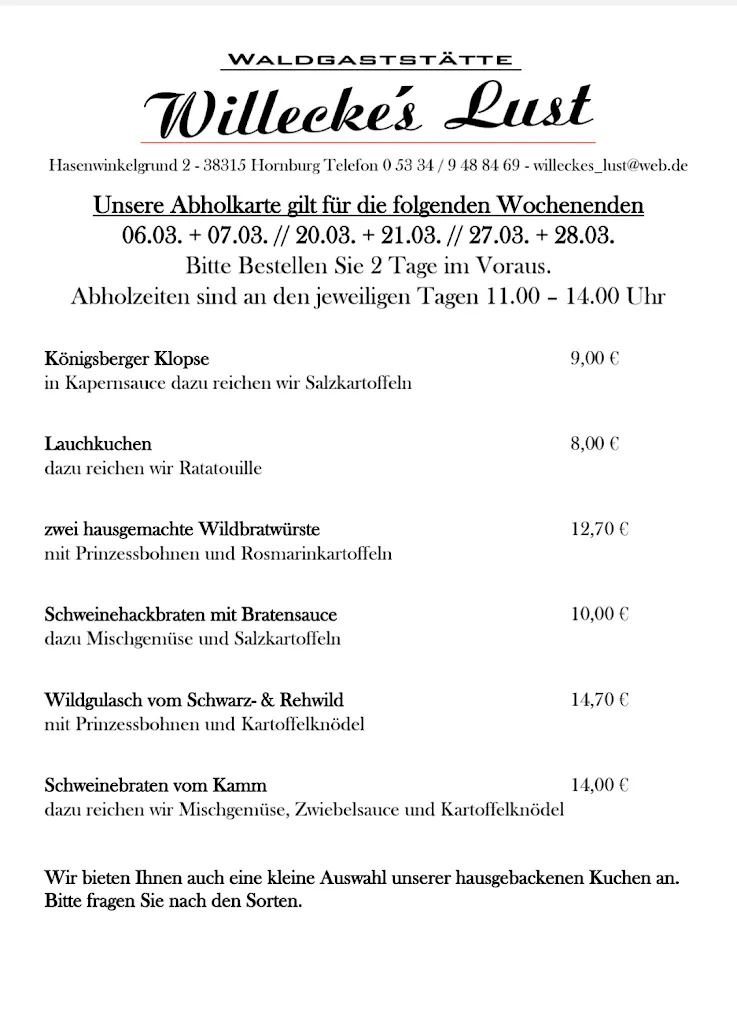 Menu_Willecke's Lust_Hornburg_image_3