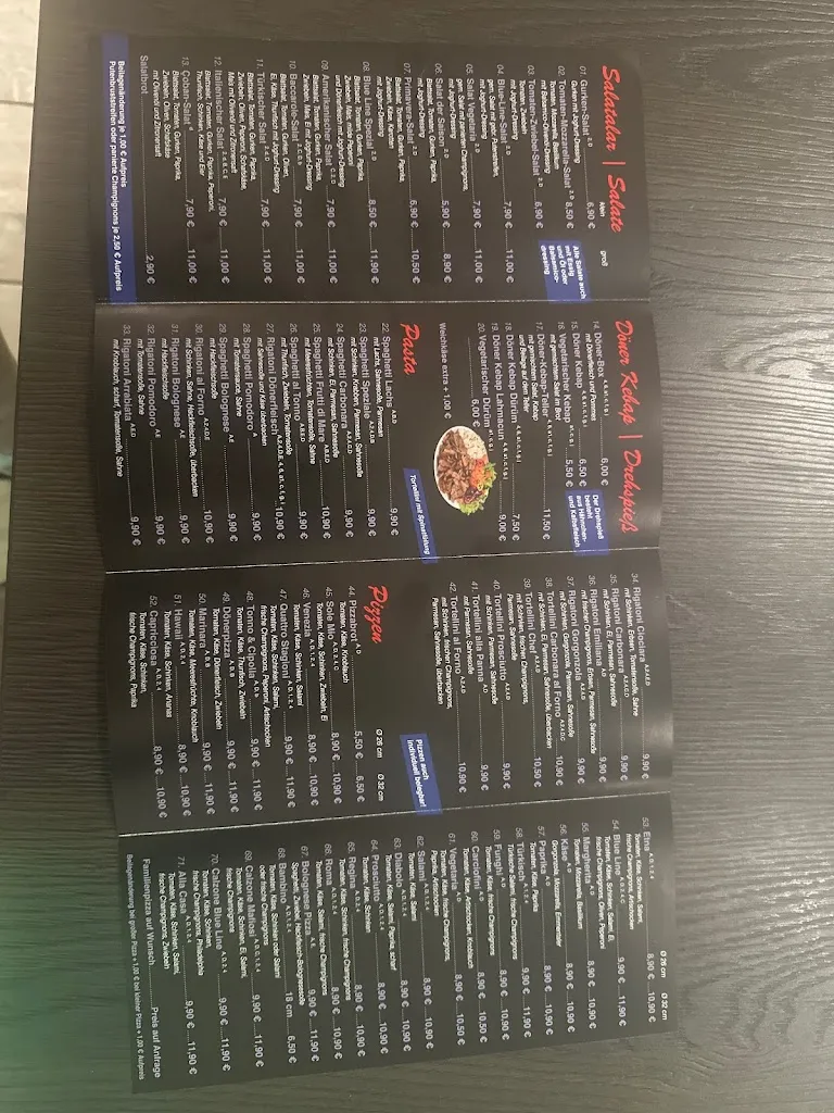 Menu_Restaurant Blue Line_Ergoldsbach_image_1