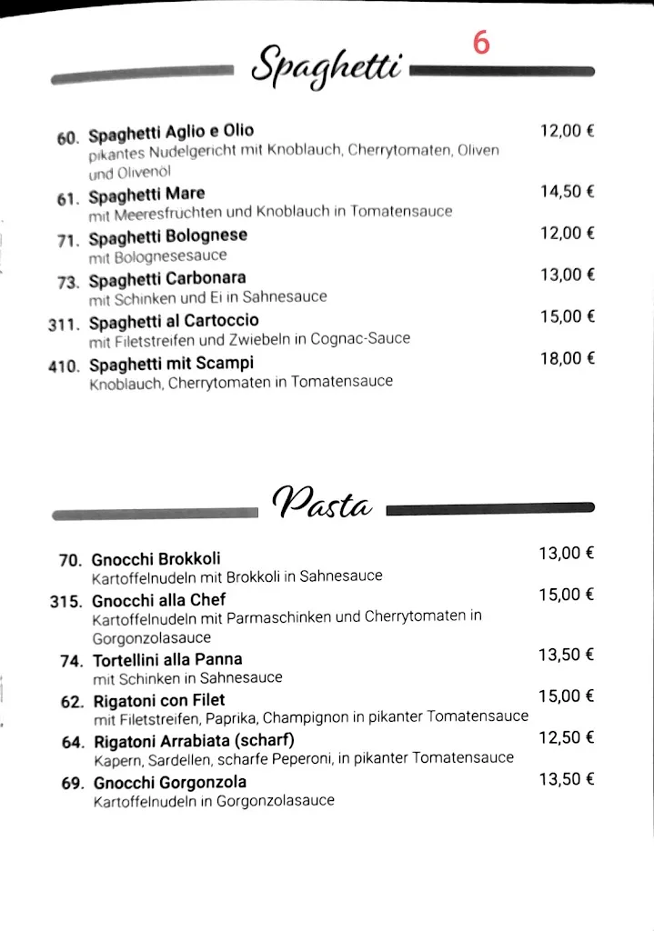 Menu_Ristorante & Pizzeria Da Giovanni_Hüde_immagine_1