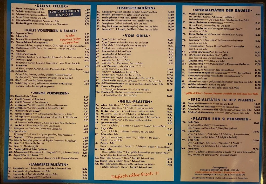 Menu_Gaststätte Kreta_Holdorf_immagine_3